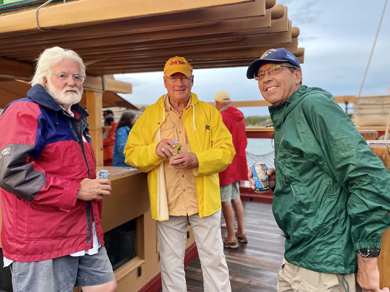 Perry Group Members on Tall Ship Niagara